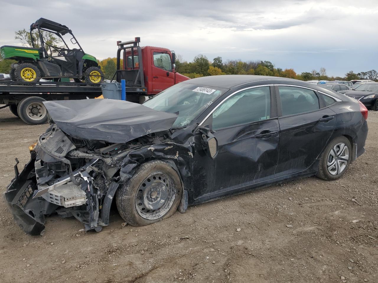 Изображение 1 2018 HONDA CIVIC LX 2018 с VIN 19XFC2F58JE034244