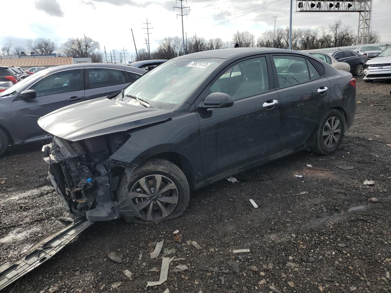 Image 1 of 2022 KIA RIO LX 2022 with VIN 3KPA24AD9NE481503