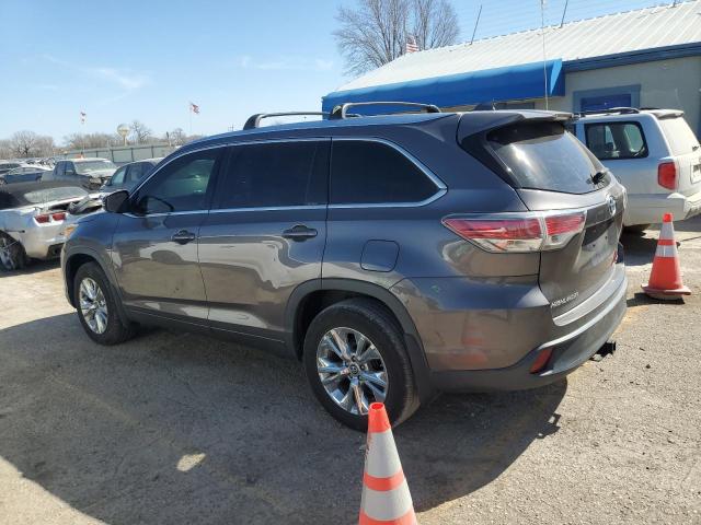 Image 2 of 2015 TOYOTA HIGHLANDER XLE 2015 with VIN 5TDJKRFH6FS103204