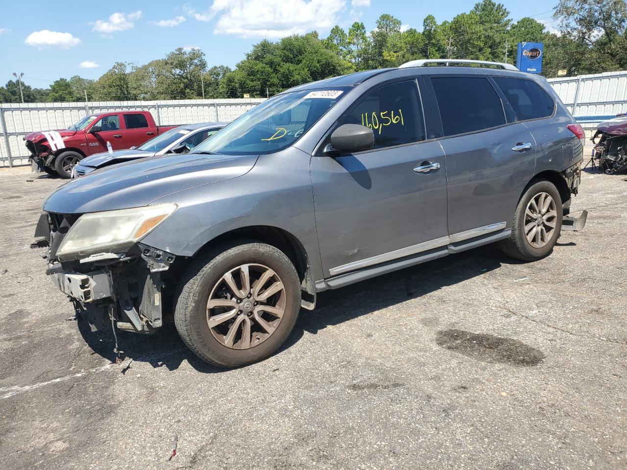 Image 1 of 2015 NISSAN PATHFINDER S 2015 with VIN 5N1AR2MN9FC641436
