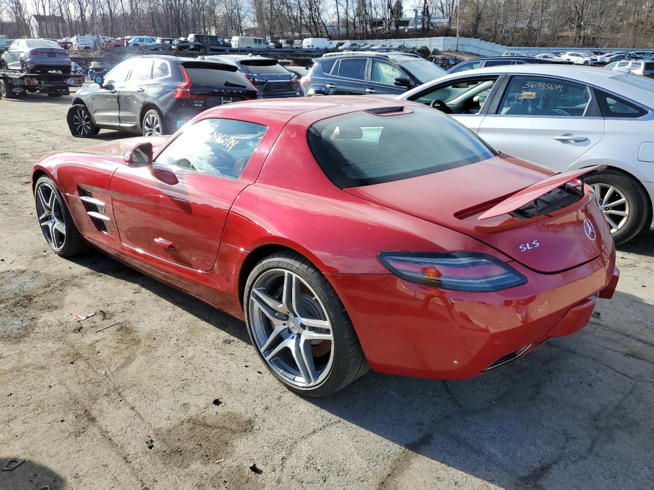 Image 2 of 2012 MERCEDES-BENZ SLS AMG 2012 with VIN WDDRJ7HA1CA008316