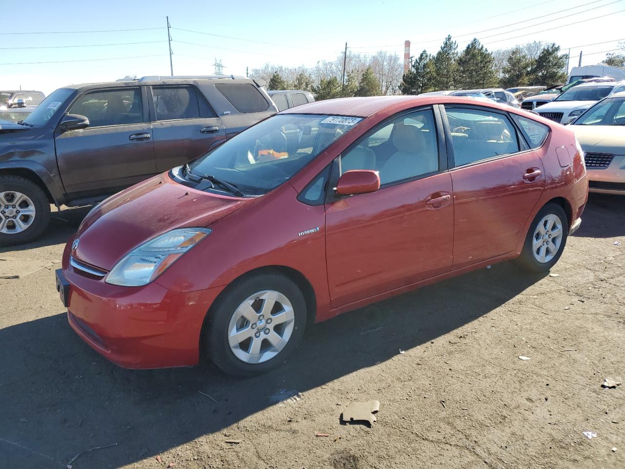 Image 1 of 2007 TOYOTA PRIUS  2007 with VIN JTDKB20U877672908