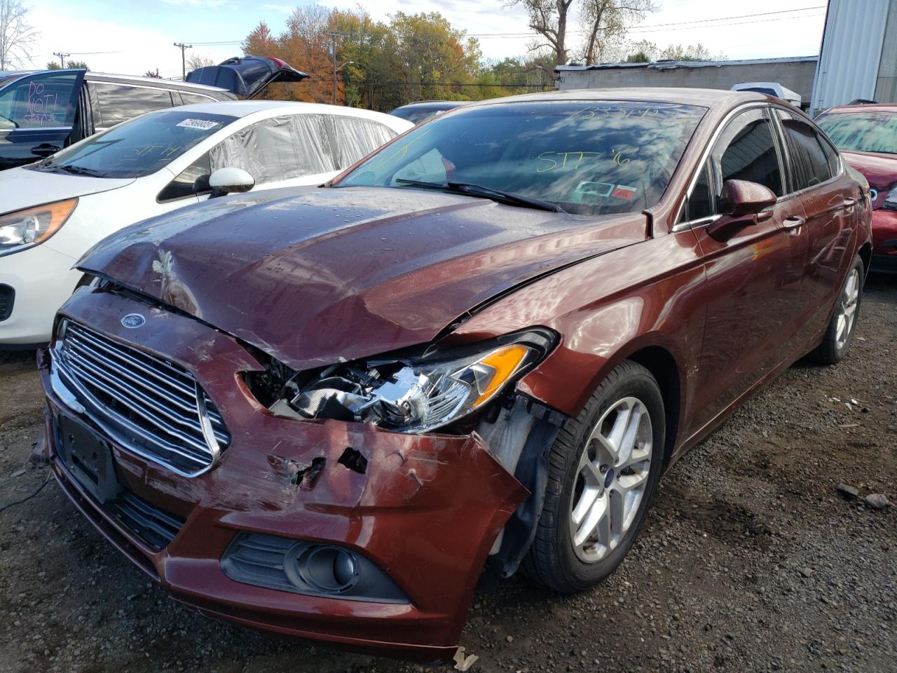 Obraz 1 z 2016 FORD FUSION SE 2016 z VIN 3FA6P0HD1GR294392