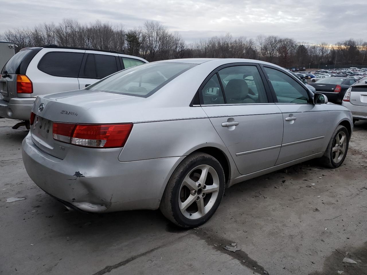 Image 3 of 2007 HYUNDAI SONATA SE 2007 with VIN 5NPEU46F87H158614