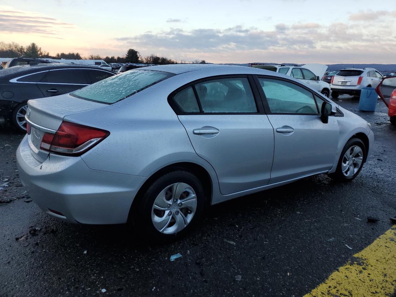 Image 3 of 2013 HONDA CIVIC LX 2013 with VIN 2HGFB2F53DH588787