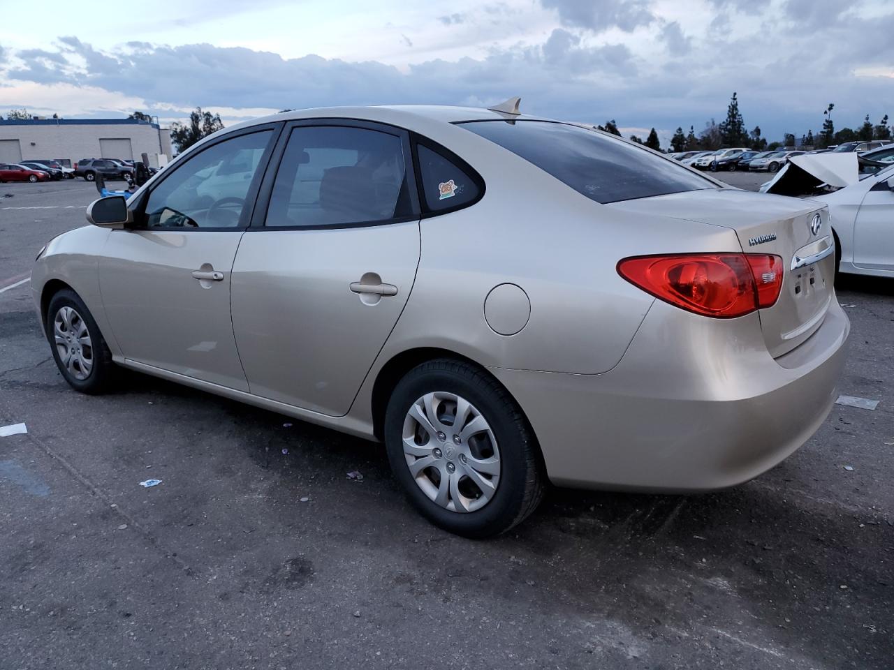 Image 2 of 2010 HYUNDAI ELANTRA BLUE 2010 with VIN KMHDU4AD6AU122057