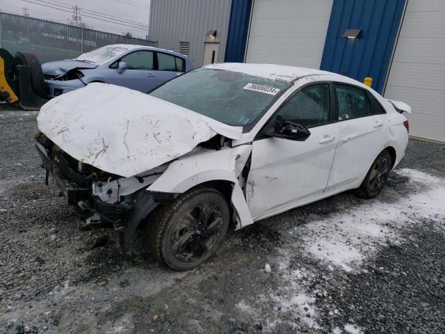 Image 1 of 2022 HYUNDAI ELANTRA SEL 2022 with VIN KMHLM4AG9NU326587