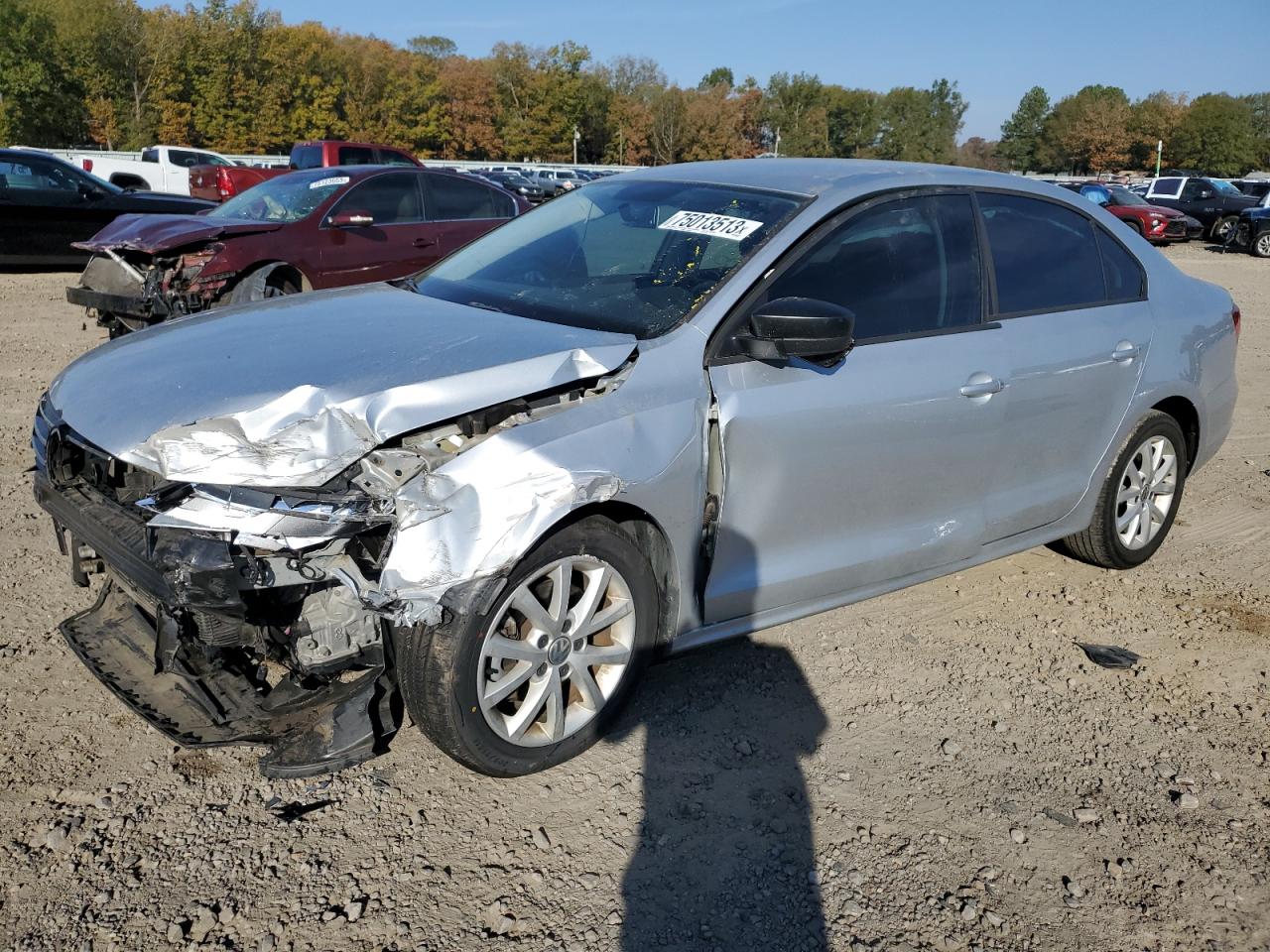 Image 1 of 2015 VOLKSWAGEN JETTA SE 2015 with VIN 3VWD07AJ1FM413159