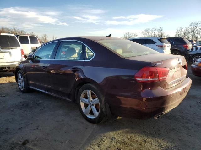 Image 2 of 2012 VOLKSWAGEN PASSAT SE 2012 with VIN 1VWBN7A30CC053793