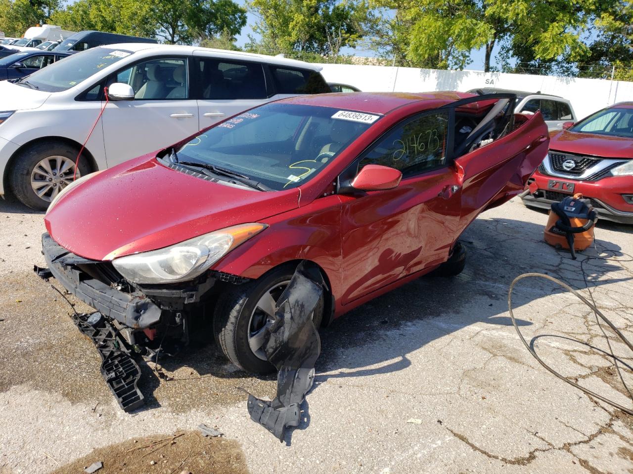 Изображение 1 2013 HYUNDAI ELANTRA GLS 2013 с VIN KMHDH4AE2DU501445