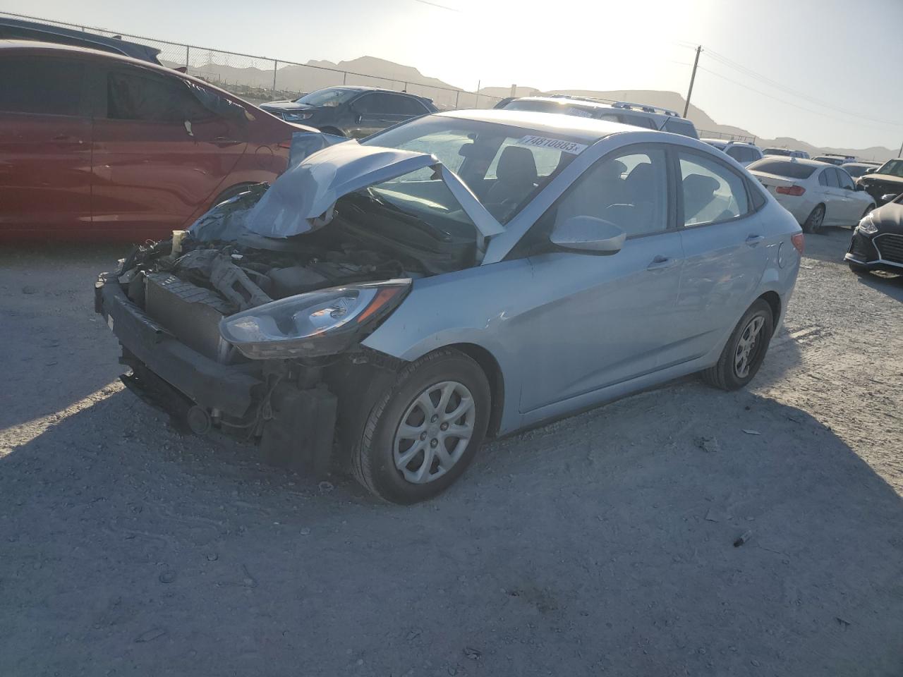 Image 1 of 2012 HYUNDAI ACCENT GLS 2012 with VIN KMHCT4AE2CU198210