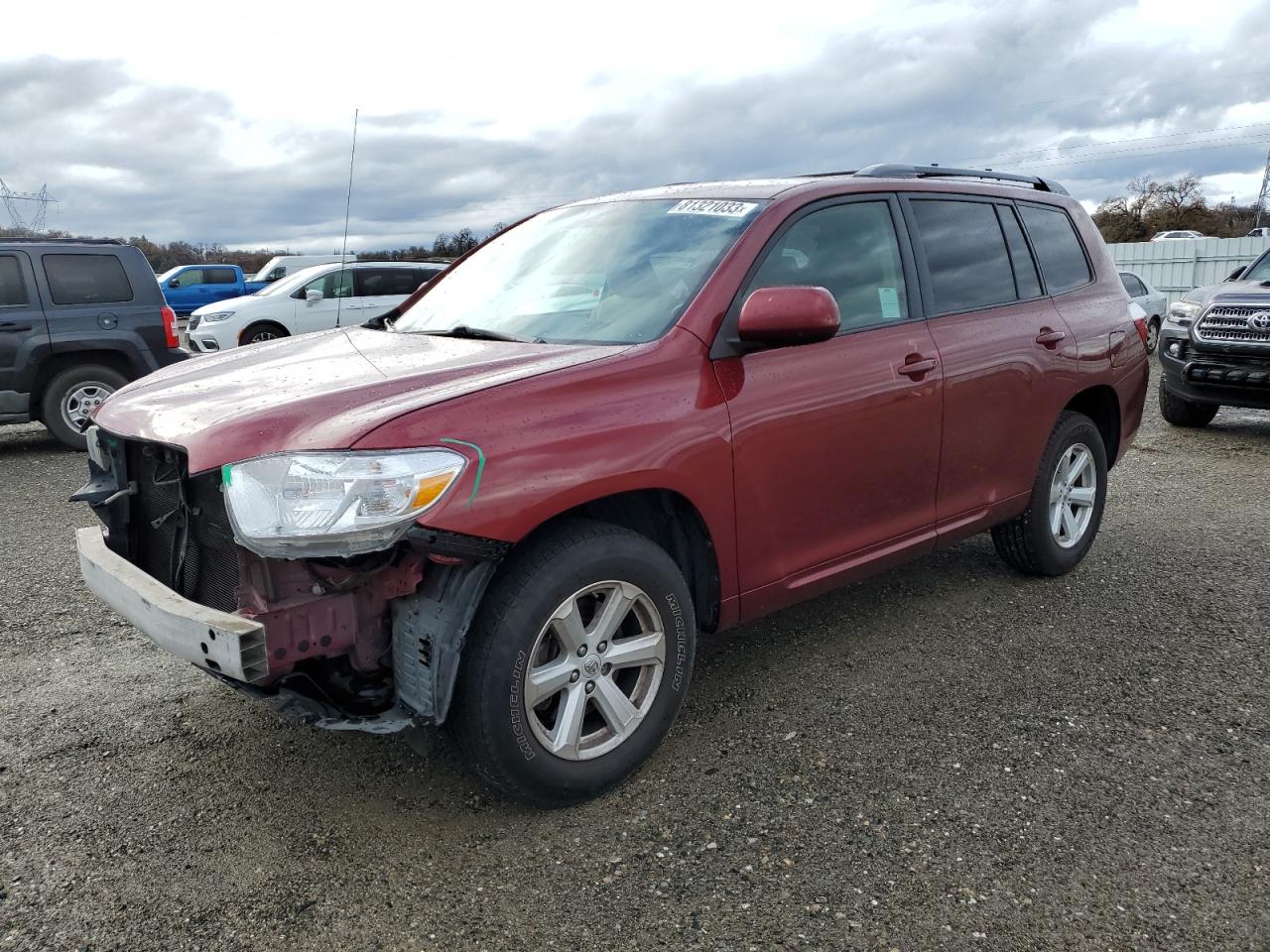 Image 1 of 2010 TOYOTA HIGHLANDER  2010 with VIN 5TDZA3EH8AS003098