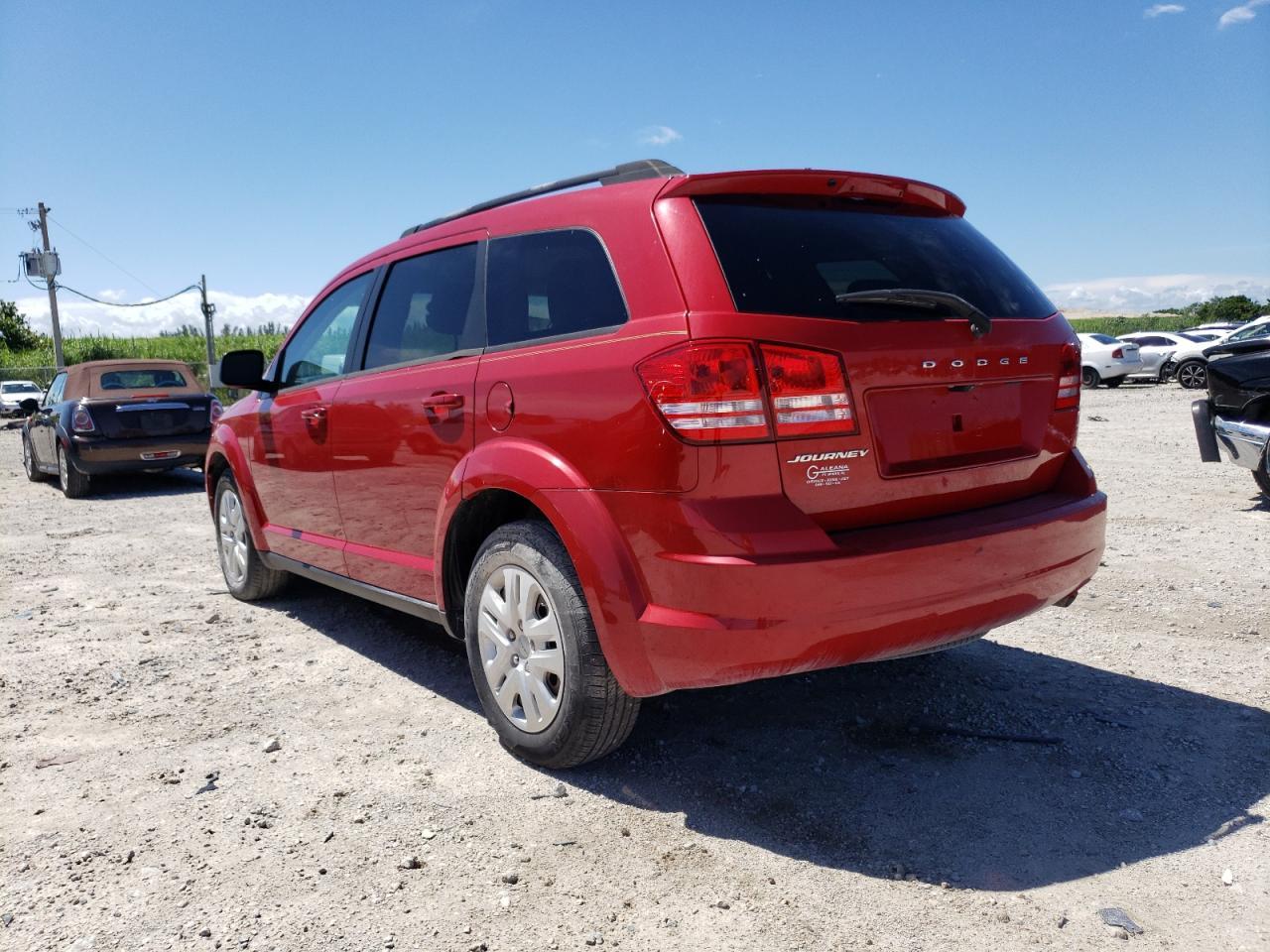 Изображение 2 2018 DODGE JOURNEY SE 2018 с VIN 3C4PDCAB0JT528033