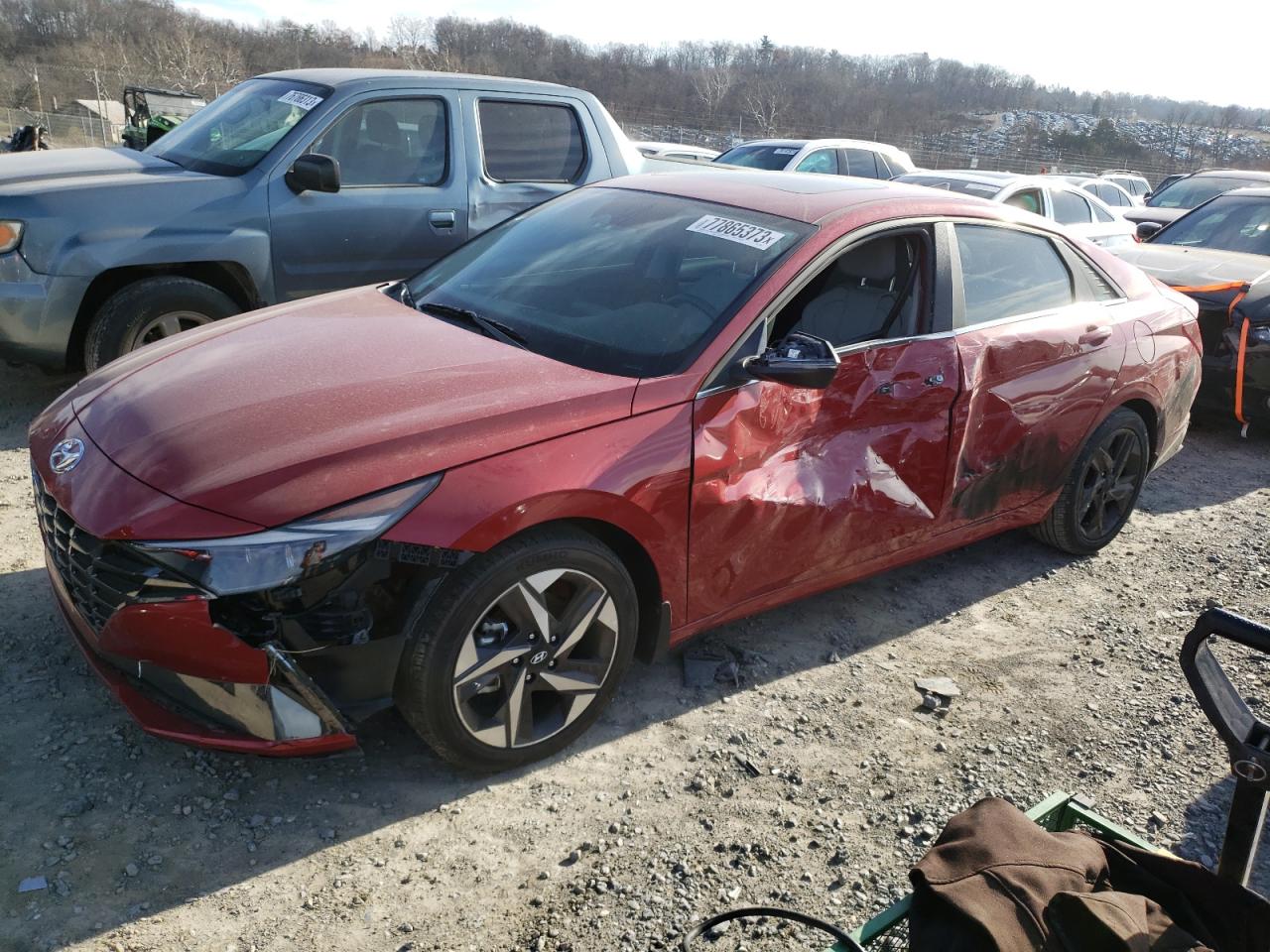 Obraz 1 z 2023 HYUNDAI ELANTRA LIMITED 2023 z VIN KMHLP4AGXPU479022