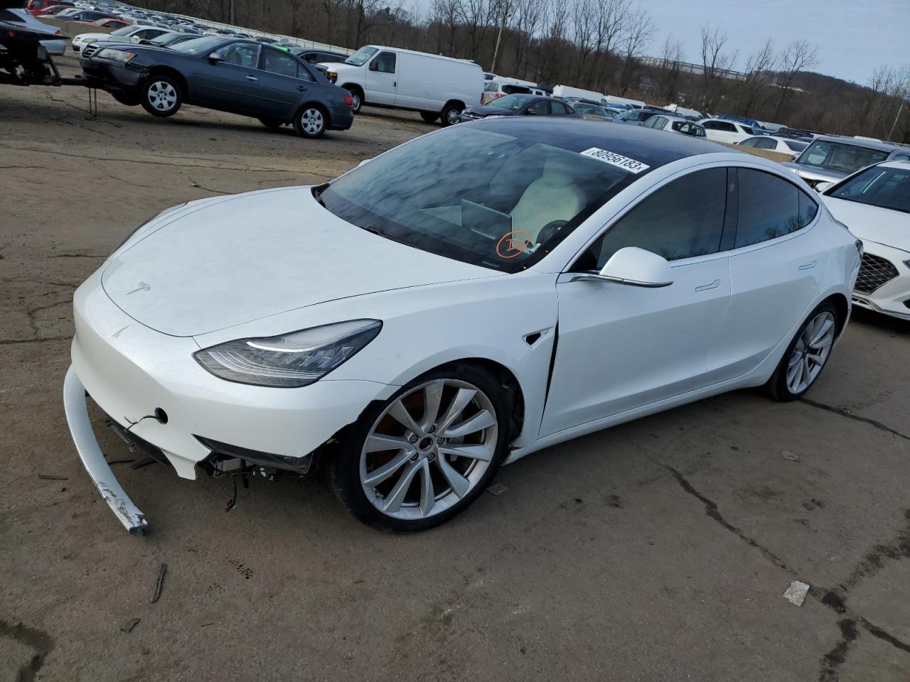 Изображение 1 2020 TESLA MODEL 3  2020 с VIN 5YJ3E1EB1LF791563