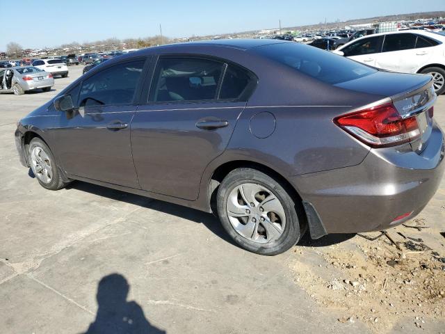 Image 2 of 2014 HONDA CIVIC LX 2014 with VIN 19XFB2F55EE072555