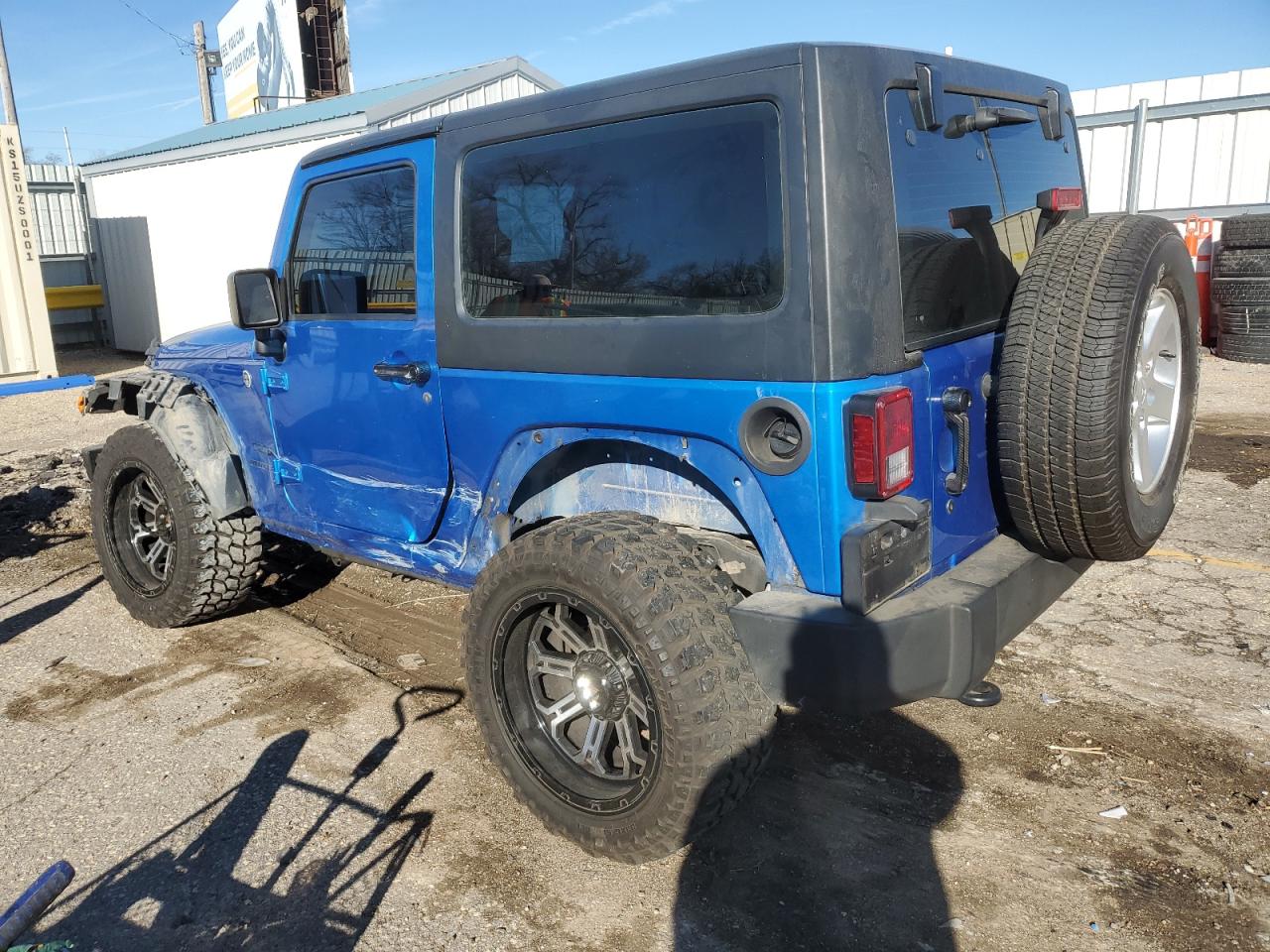 Image 2 of 2015 JEEP WRANGLER SPORT 2015 with VIN 1C4AJWAG8FL594974