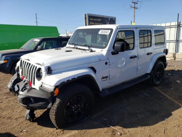 Image 1 of 2022 JEEP WRANGLER UNLIMITED SAHARA 2022 with VIN 1C4HJXEN2NW270641