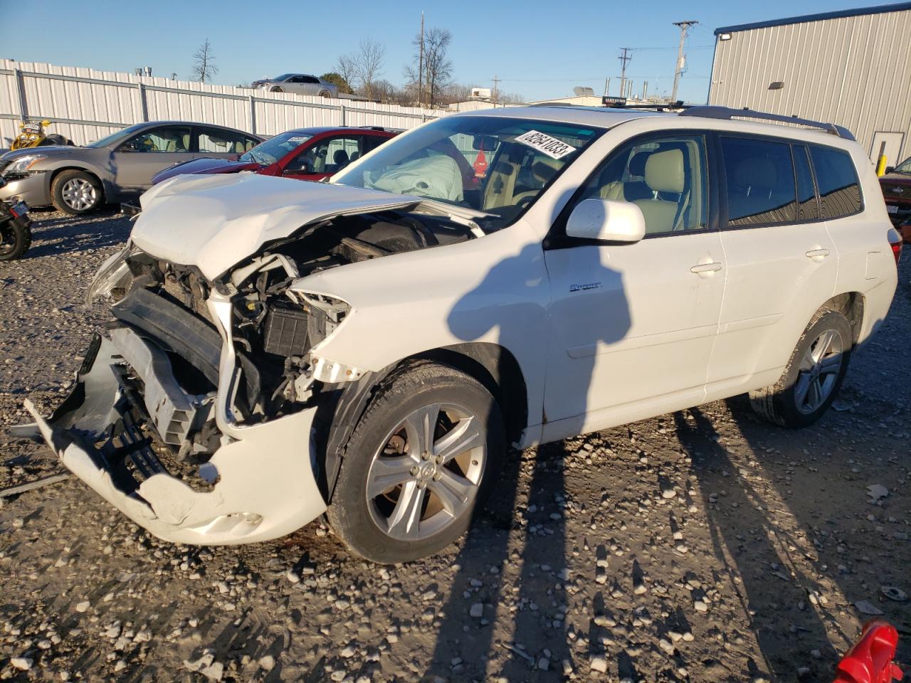 Image 1 of 2008 TOYOTA HIGHLANDER SPORT 2008 with VIN JTEES43A282105355