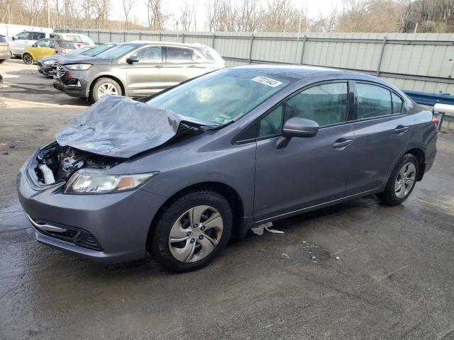 Image 1 of 2014 HONDA CIVIC LX 2014 with VIN 2HGFB2F57EH545023