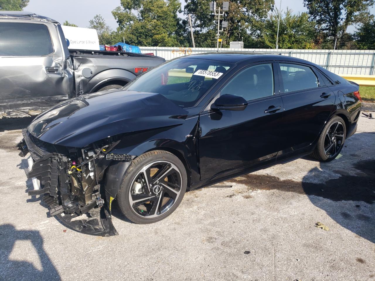 Image 1 of 2023 HYUNDAI ELANTRA N LINE 2023 with VIN KMHLR4AFXPU559342
