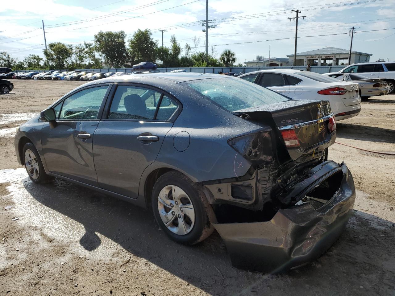 Obraz 2 z 2013 HONDA CIVIC LX 2013 z VIN 19XFB2F54DE251586