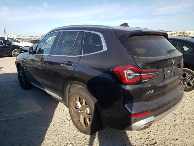 Image 2 of 2022 BMW X3 SDRIVE30I 2022 with VIN 5UX43DP09N9L73142