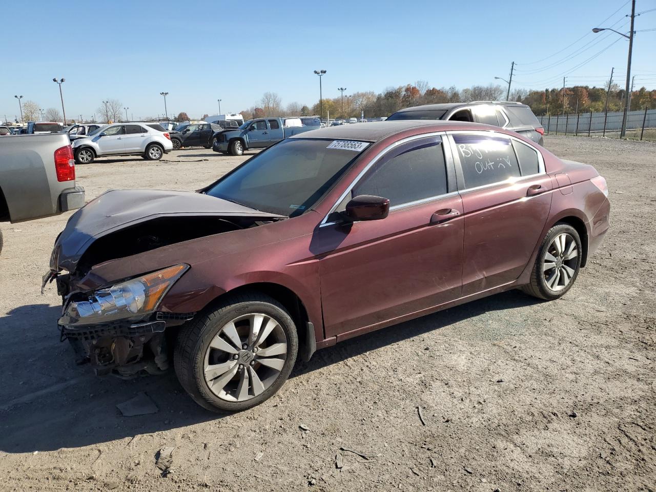 Image 1 of 2009 HONDA ACCORD EXL 2009 with VIN 1HGCP26859A052301