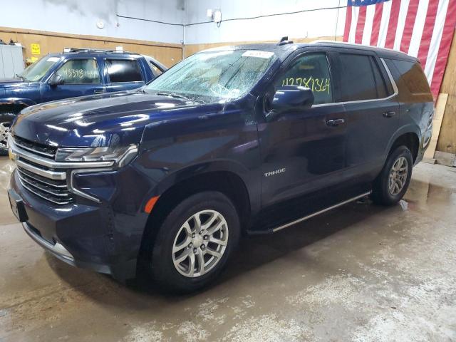 Image 1 of 2021 CHEVROLET TAHOE K1500 LT 2021 with VIN 1GNSKNKD5MR363032
