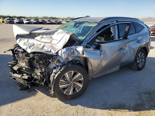Image 1 of 2023 HYUNDAI TUCSON BLUE 2023 with VIN KM8JBCA14PU091635