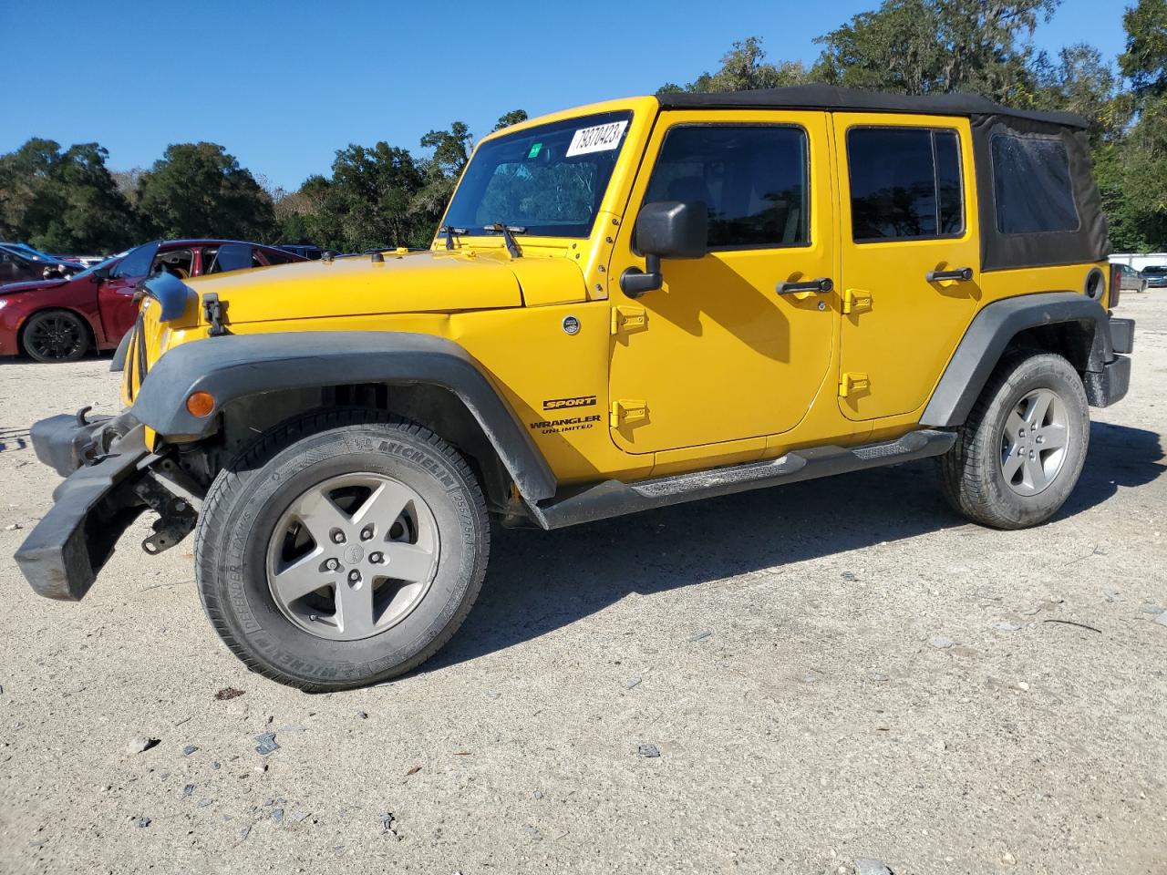 Obraz 1 z 2015 JEEP WRANGLER UNLIMITED SPORT 2015 z VIN 1C4BJWDG1FL605474