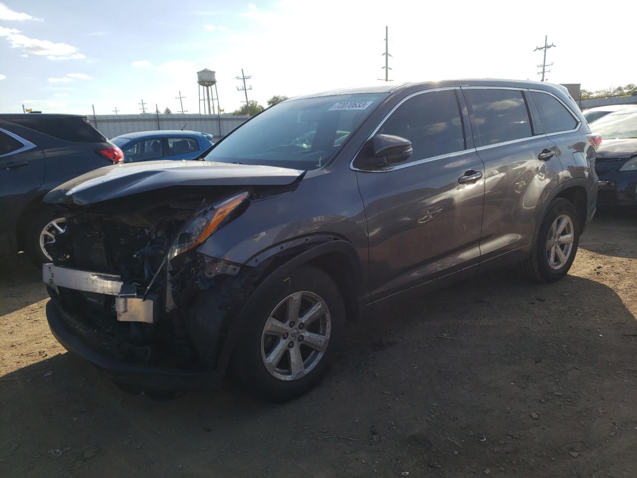 Obraz 1 z 2015 TOYOTA HIGHLANDER LE 2015 z VIN 5TDZARFH3FS013904
