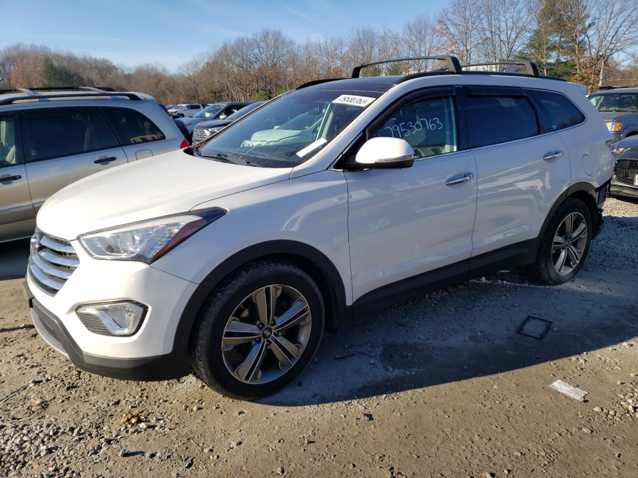 Image 1 of 2014 HYUNDAI SANTA FE GLS 2014 with VIN KM8SRDHF8EU086541