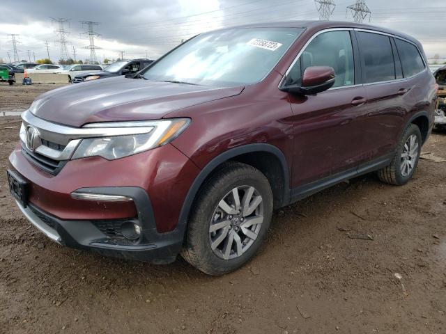 Image 1 of 2019 HONDA PILOT EX 2019 with VIN 5FNYF6H35KB096764