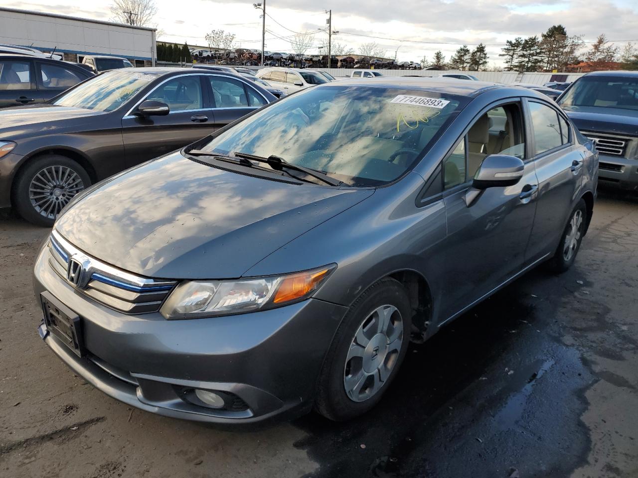 Image 1 of 2012 HONDA CIVIC HYBRID 2012 with VIN JHMFB4F29CS003331