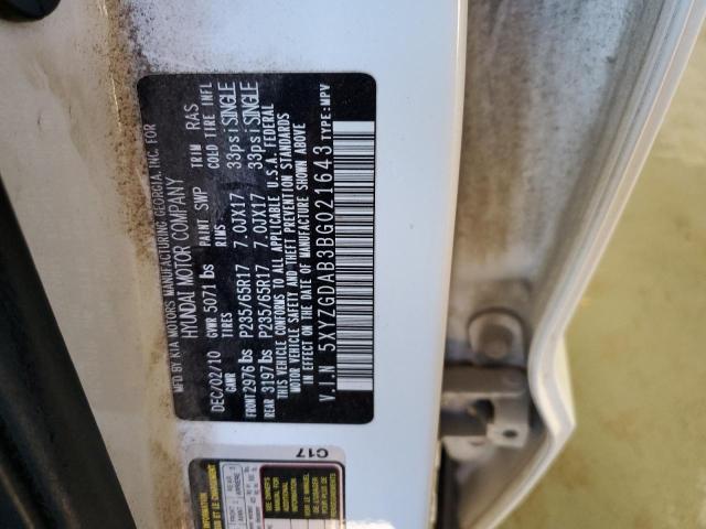Obraz 3 z 2011 HYUNDAI SANTA FE GLS 2011 z VIN 5XYZGDAB3BG021643