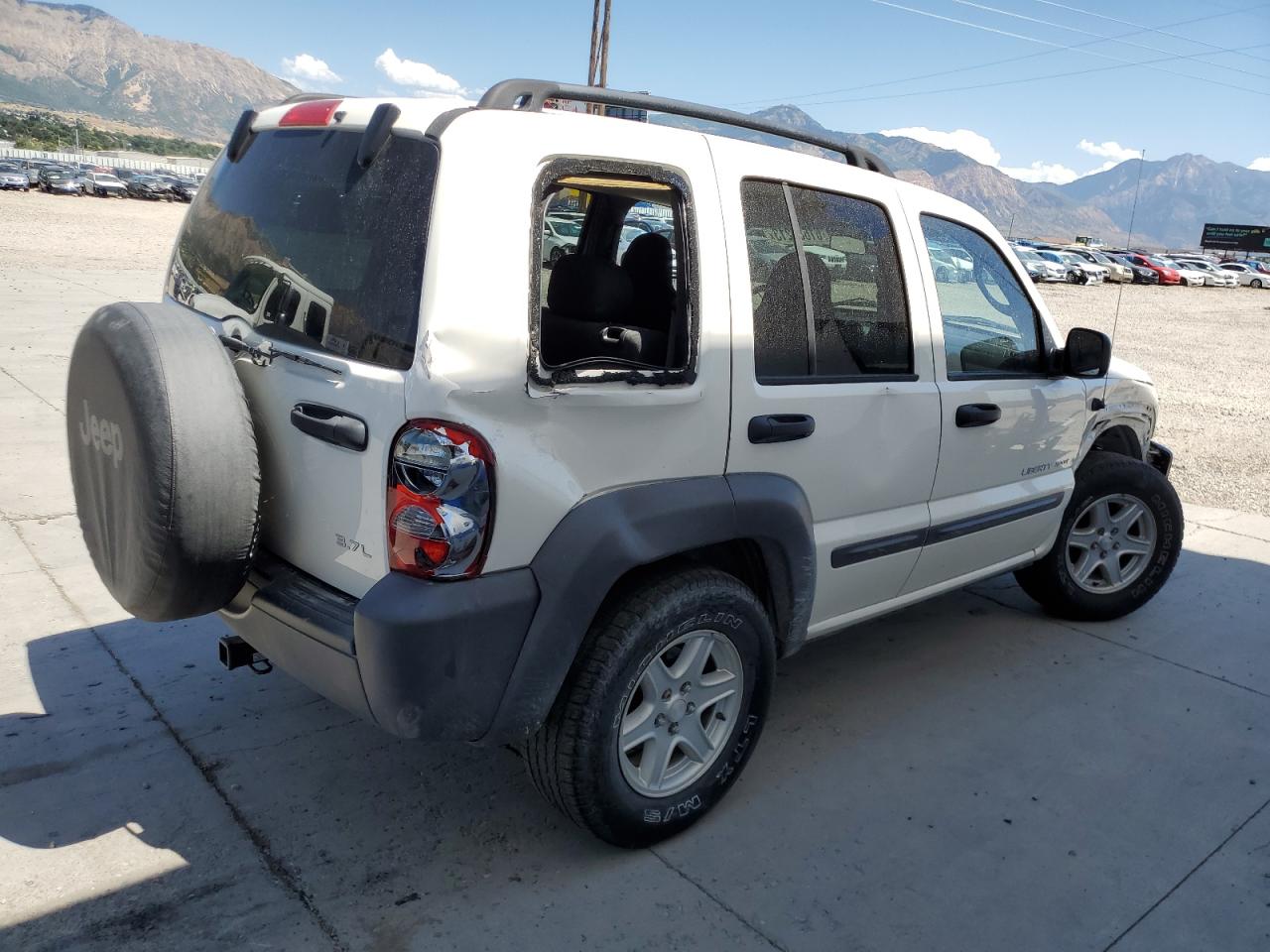Image 3 of 2003 JEEP LIBERTY SPORT 2003 with VIN 1J4GL48K13W734693