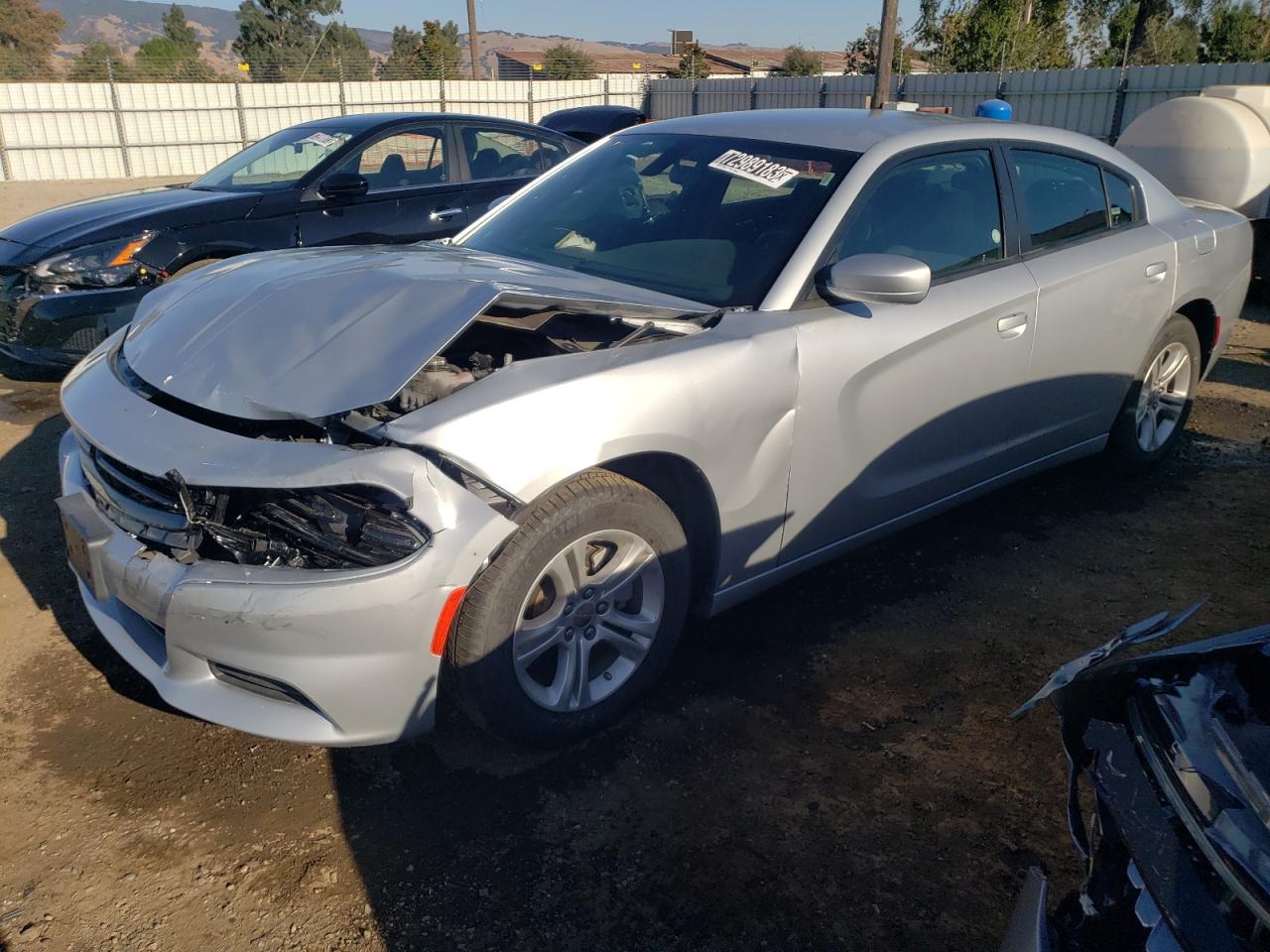 Image 1 of 2022 DODGE CHARGER SXT 2022 with VIN 2C3CDXBG6NH157091