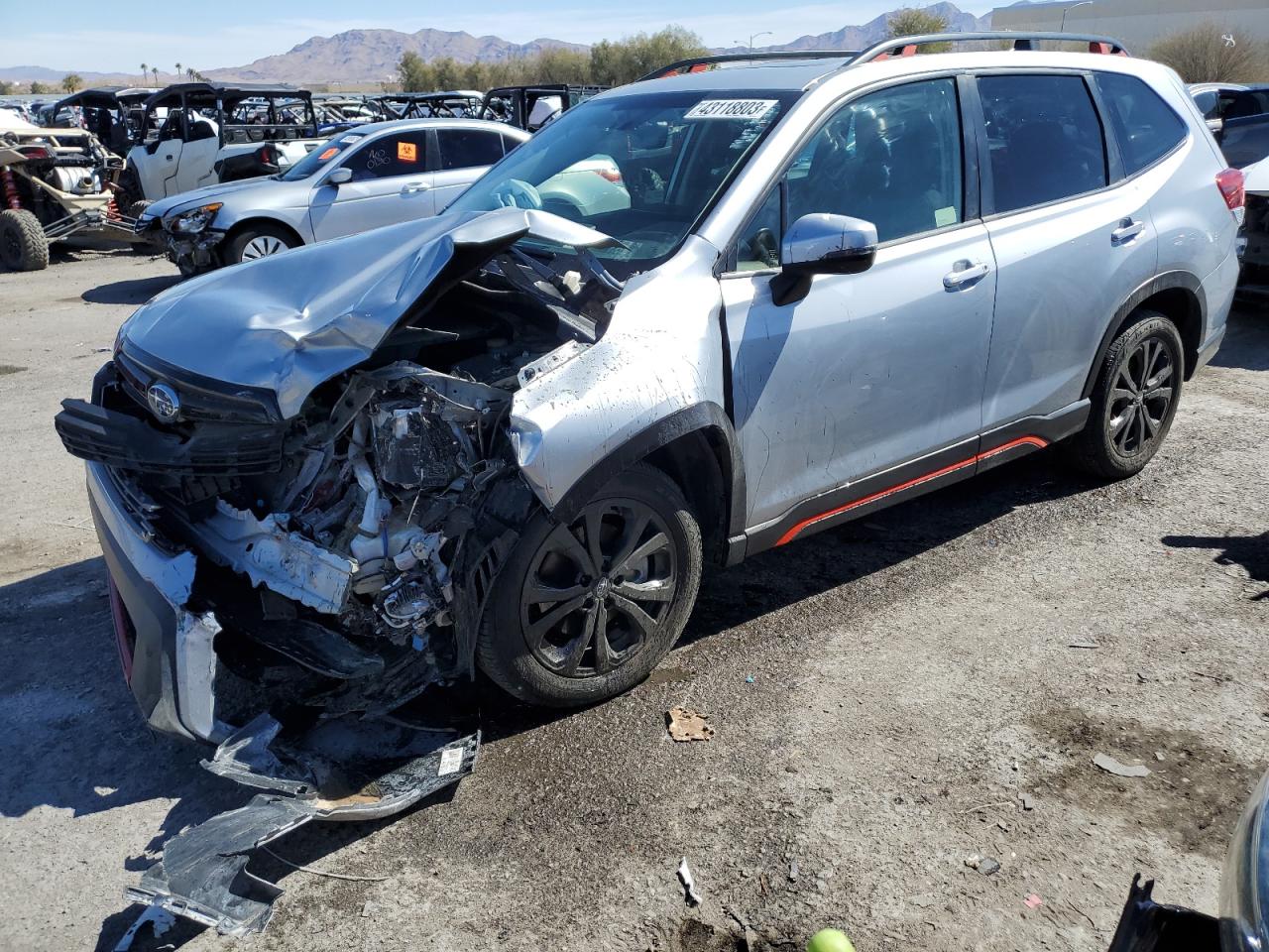 Image 1 of 2021 SUBARU FORESTER SPORT 2021 with VIN JF2SKARC2MH447282