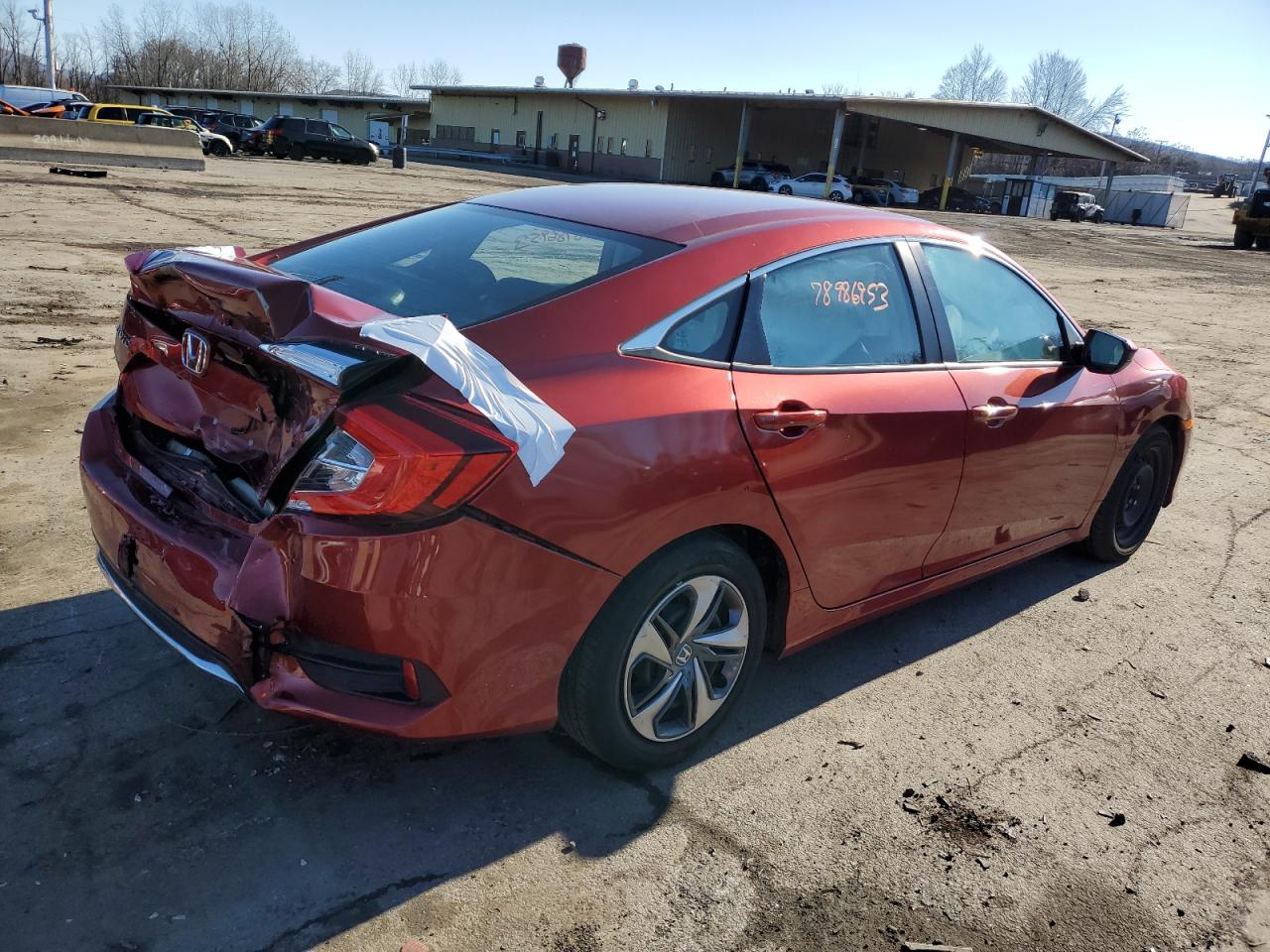 Image 3 of 2020 HONDA CIVIC LX 2020 with VIN 2HGFC2F60LH598388