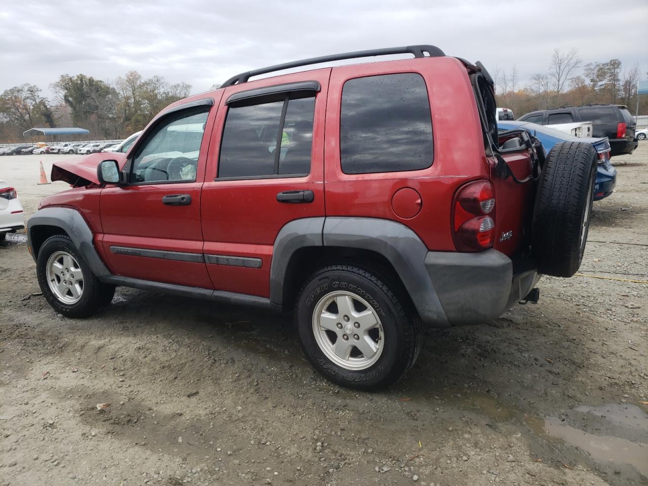 Изображение 2 2007 JEEP LIBERTY SPORT 2007 с VIN 1J4GK48K07W541539