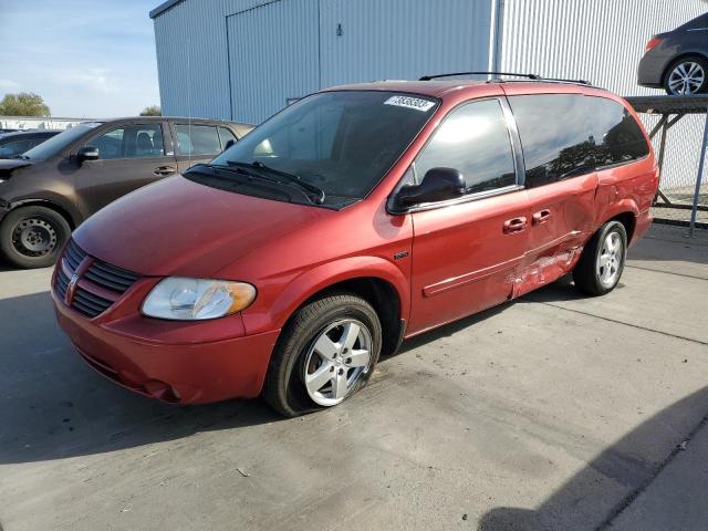 Image 1 of 2007 DODGE GRAND CARAVAN SXT 2007 with VIN 2D4GP44L57R362026