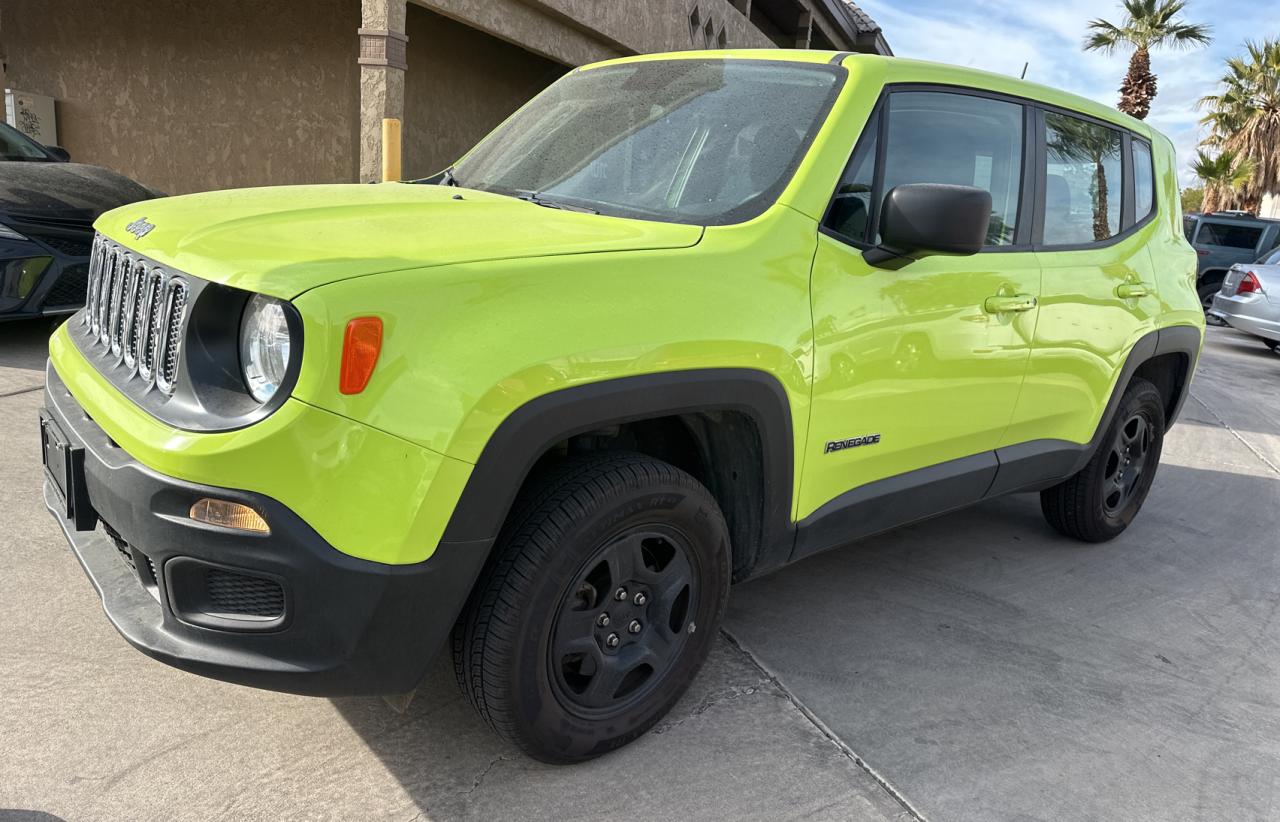 Image 2 of 2018 JEEP RENEGADE SPORT 2018 with VIN ZACCJBAB5JPJ48093