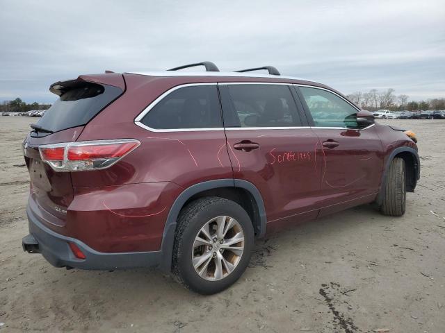 Obraz 3 z 2014 TOYOTA HIGHLANDER XLE 2014 z VIN 5TDJKRFH4ES012236