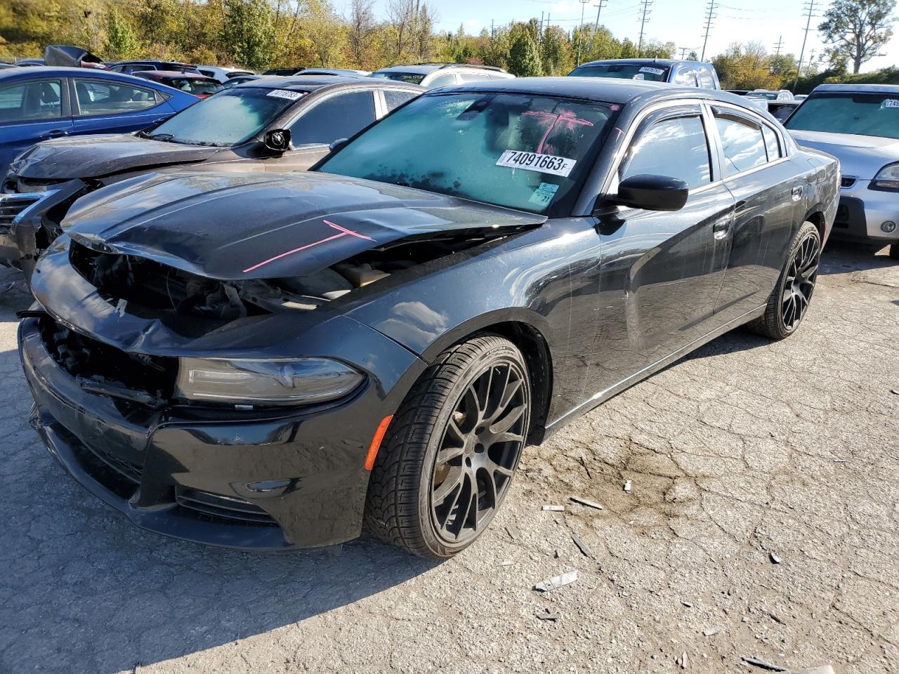 Image 1 of 2016 DODGE CHARGER SXT 2016 with VIN 2C3CDXHG7GH186948