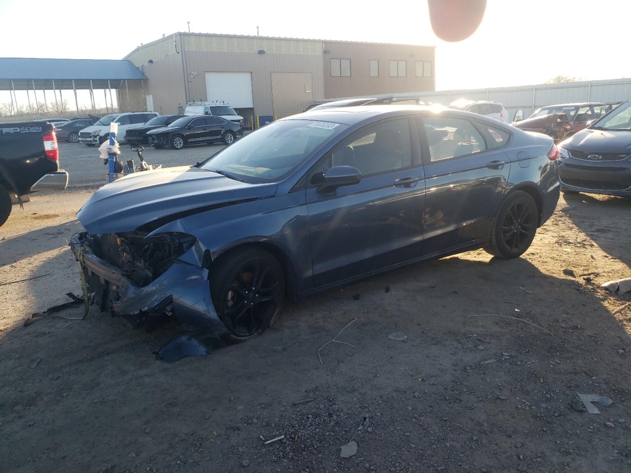 Image 1 of 2019 FORD FUSION SE 2019 with VIN 3FA6P0HDXKR233163