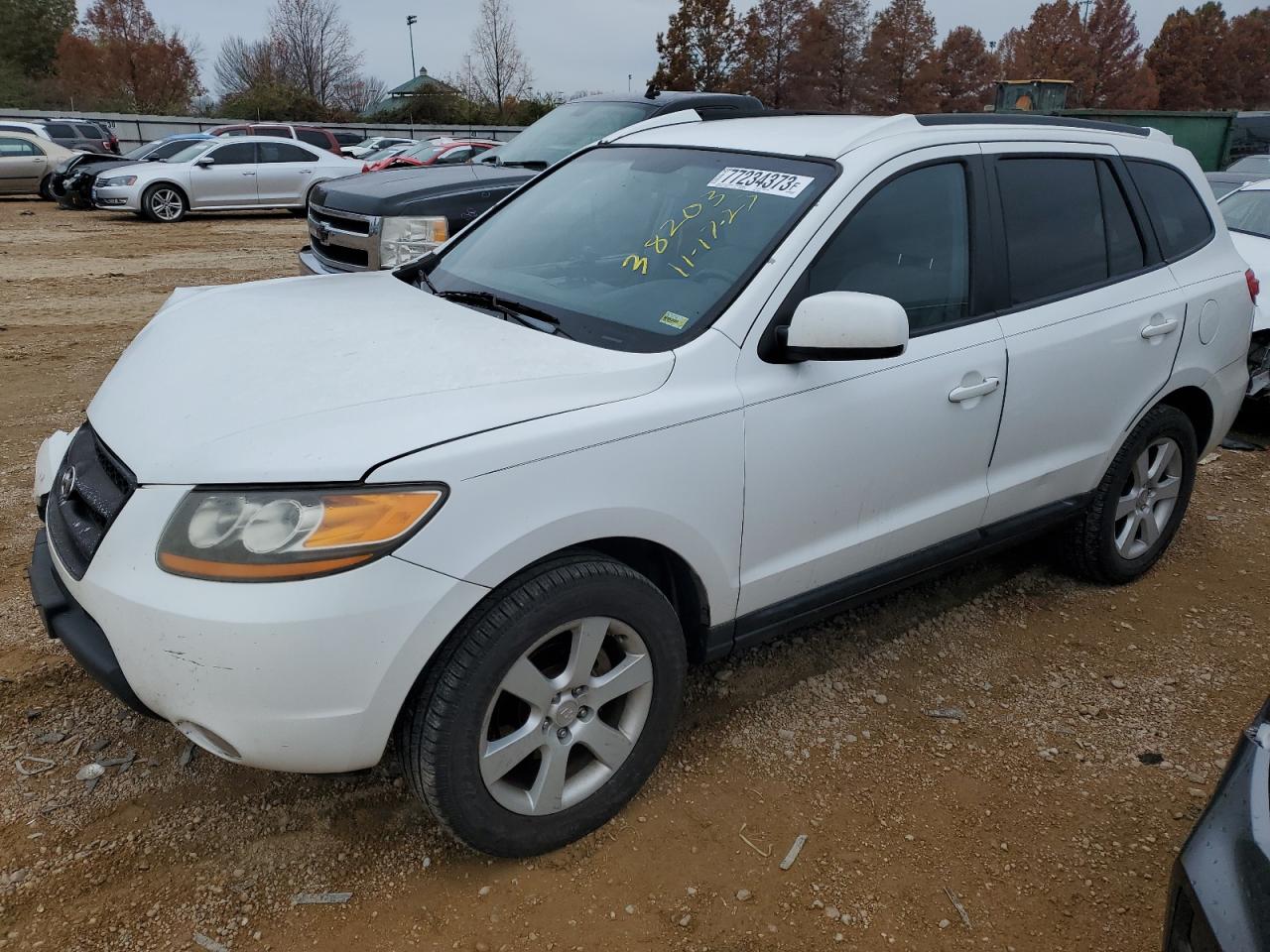 Image 1 of 2008 HYUNDAI SANTA FE SE 2008 with VIN 5NMSH13E98H146083