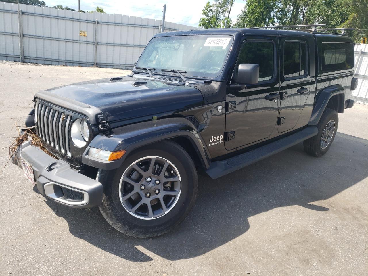 Image 1 of 2020 JEEP GLADIATOR OVERLAND 2020 with VIN 1C6HJTFG8LL140555