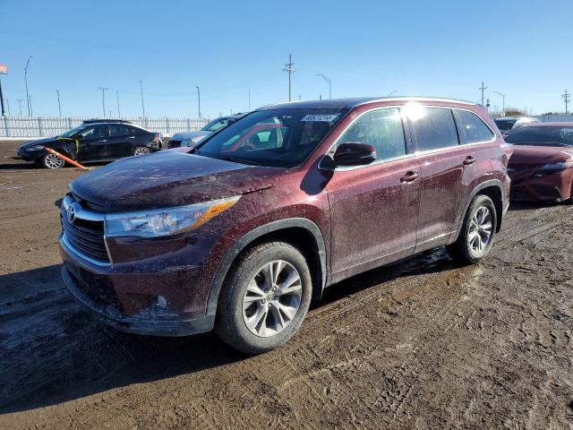 Obraz 1 z 2015 TOYOTA HIGHLANDER XLE 2015 z VIN 5TDJKRFH7FS132954