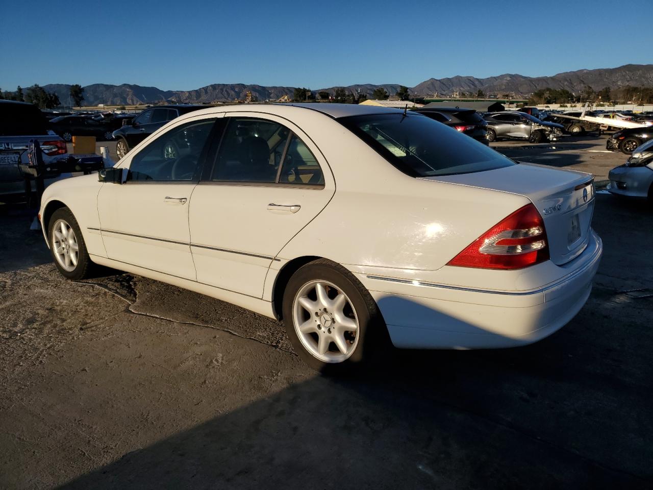 Image 2 of 2002 MERCEDES-BENZ C 240 2002 with VIN WDBRF61J92F166483